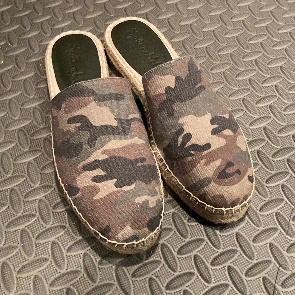 New splendid open back espadrilles size 7.5